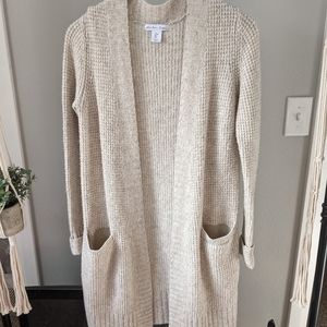 Oatmeal Sweater with Pockets